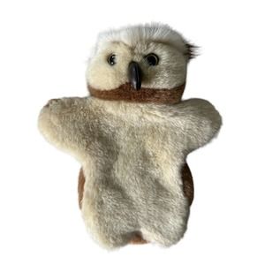 K & M‎ International Owl Hand Puppet Soft